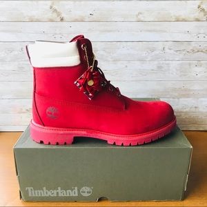 timberland dark red nubuck